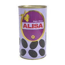 [122395] Alisa  Black Olives Pitted 150g