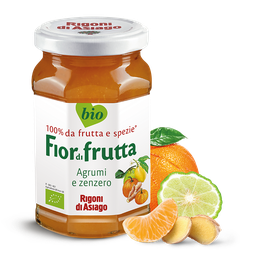 [167033] Rigoni di Asiago Fiordifrutta - Citrus and Ginger Organic Fruit Spread 330g