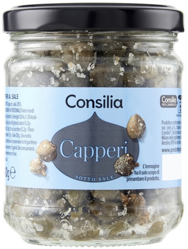 [173708] Consilia - Capers with Salt 鹽醃刺山柑/酸豆 140g
