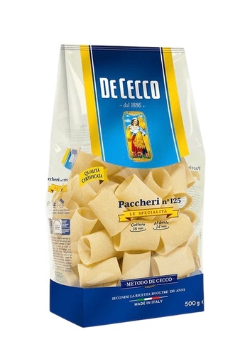 [202561] De Cecco - Paccheri N°125 500g