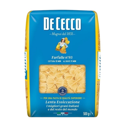 [288027] De Cecco - Farfalle N°93 500g
